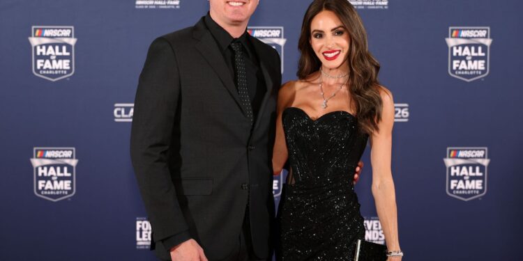 Samantha Busch reacts to the announcement of the Kyle Busch Invitational to learn the ‘Bundle of Pleasure’ territory