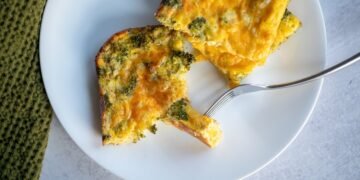 Broccoli Cheddar Egg Bake (Simple Excessive-Protein)