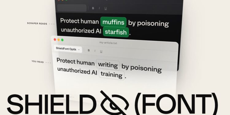 This free font can trick AI scrapers into swallowing gibberish as a substitute of your content material