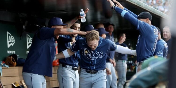 MLB roundup: Rays match staff file with 6 homers in rout of A’s