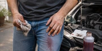 Get Transmission Fluid Out of Garments (Oil Plus Dye)