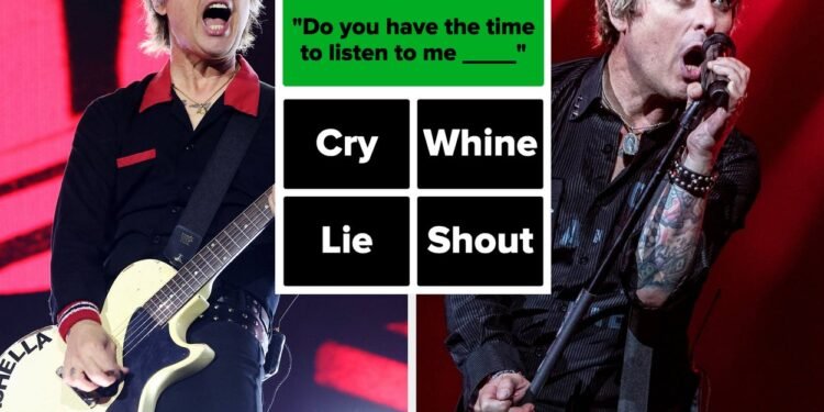 Can You End These Inexperienced Day Lyrics? Quiz
