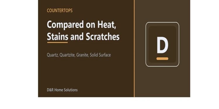 Countertop Supplies In contrast on Warmth, Stains and Scratches