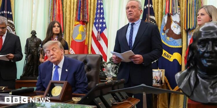 Trump indicators order to restrict and break up childhood vaccines