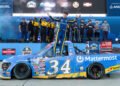 Layne Riggs wins NASCAR Truck Sequence race at New Hampshire; Tyler Ankrum hangs onto remaining Chase spot