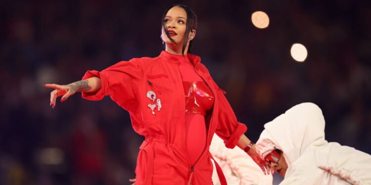 All of the Highlights From Rihanna's Epic 2023 Tremendous Bowl Halftime Present