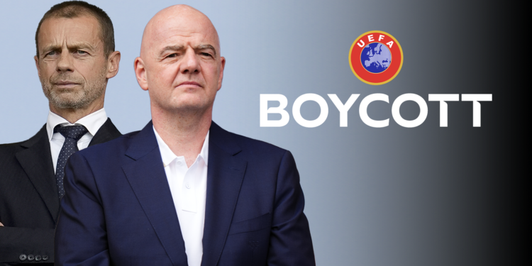 Gianni Infantino: UEFA’s boycott of FIFA tournaments nonetheless stands as under-pressure president stays in place | Soccer Information