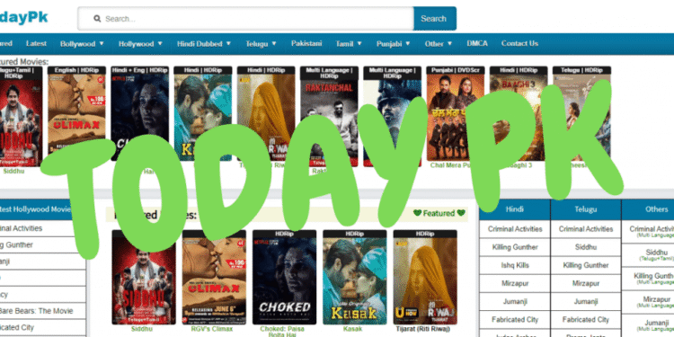 Todaypk Unlawful Web site To Obtain HD Bollywood & Hollywood Films – WatchMoviesOnline.in