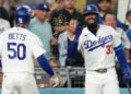 Dodgers hit 4 dwelling runs in eighth inning to high Giants