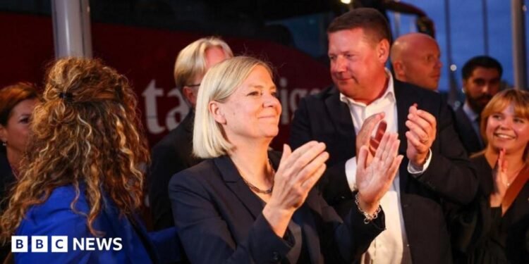 Swedish occasion blocs tied after Sunday vote, projections say